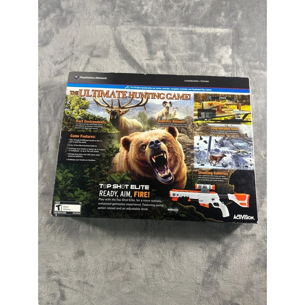 Cabela's Big Game Hunter 2012 PS3Bundle with Top Shot Elite Wireless Controller